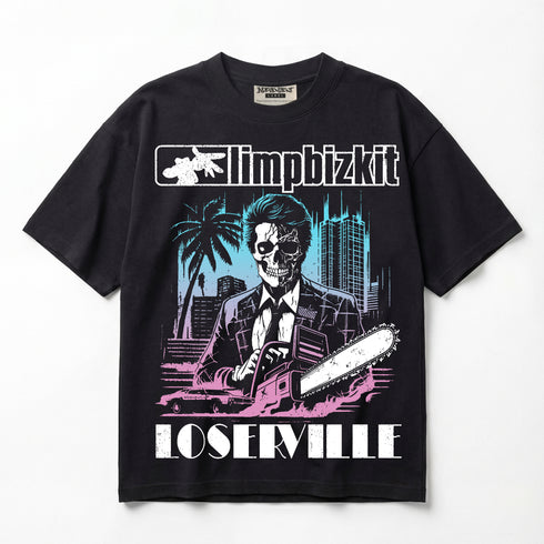 Limpbizkit Loserville Tour Premium Oversized Double-Sided T-Shirt (Unisex)