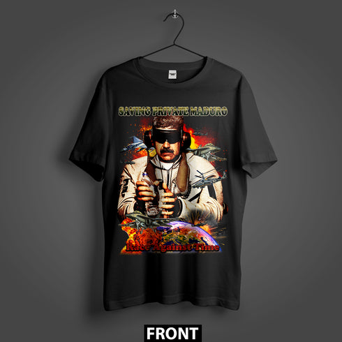 Saving Private Maduro Race Against Time Premium Oversized T-Shirt (Unisex)