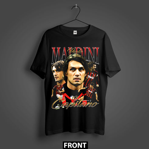 Paolo Maldini Il Capitano Premium Oversized T-Shirt (Unisex)
