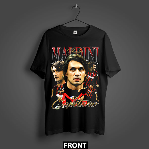 Paolo Maldini Il Capitano Premium Oversized T-Shirt (Unisex)