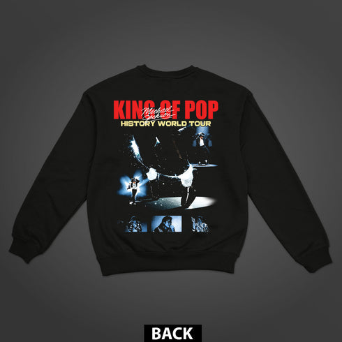 Michael Jackson King of Pop History World Tour Premium Double-Sided Sweatshirt (Unisex)