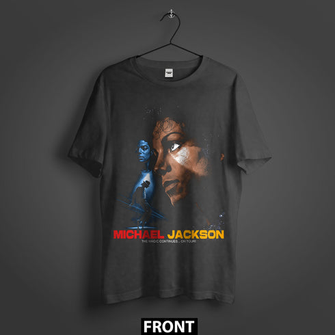 Michael Jackson King of Pop History World Tour Premium Oversized Double-Sided T-Shirt (Unisex)