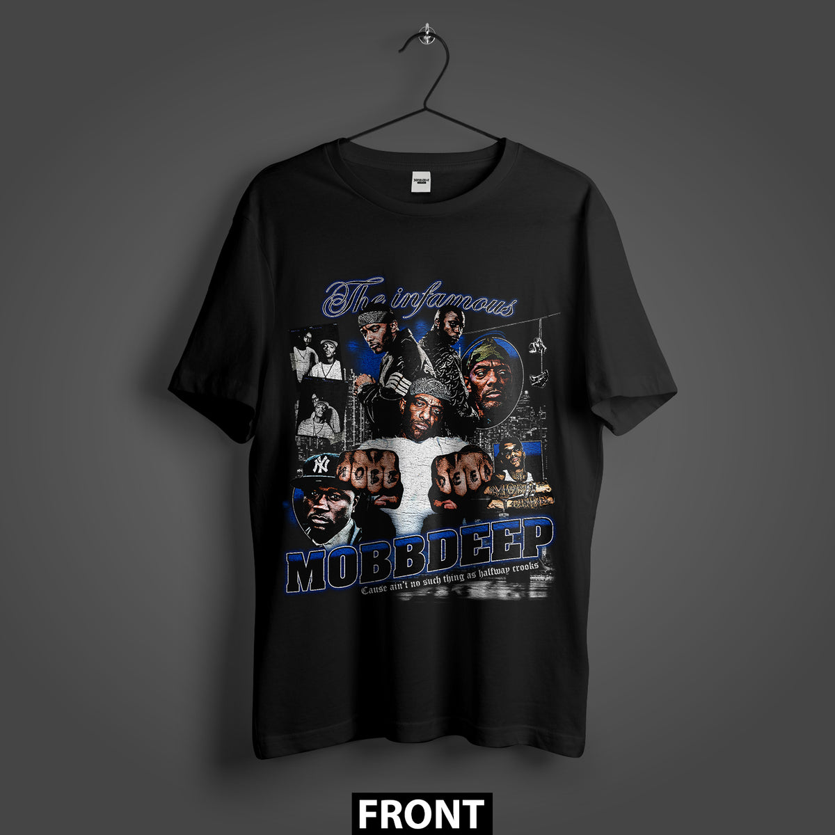 Mobb Deep Halfway Crooks Premium Oversized T-Shirt (Unisex