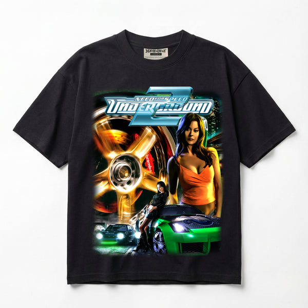 Need for Speed Underground 2 Premium Oversized Double-Sided T-Shirt