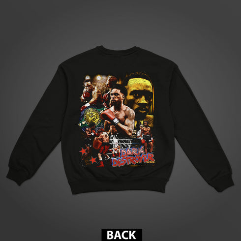Nigel Benn The Dark Destroyer Retro Premium Double-Sided Sweatshirt (Unisex)