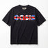 Oasis 10 Years of Noise & Confusion Union Jack Logo Premium Oversized Double-Sided T-Shirt (Unisex)