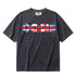 Oasis 10 Years of Noise & Confusion Union Jack Logo Premium Oversized Double-Sided T-Shirt (Unisex)