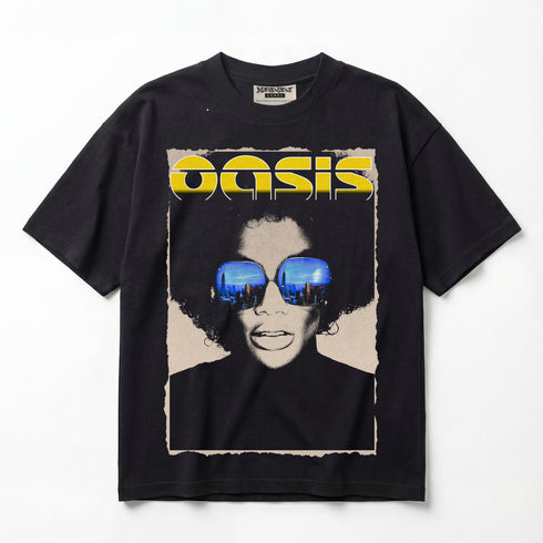 Oasis Finsbury Park 2002 Heathen Chemistry Tour Vintage Premium Oversized Double-Sided T-Shirt (Unisex)