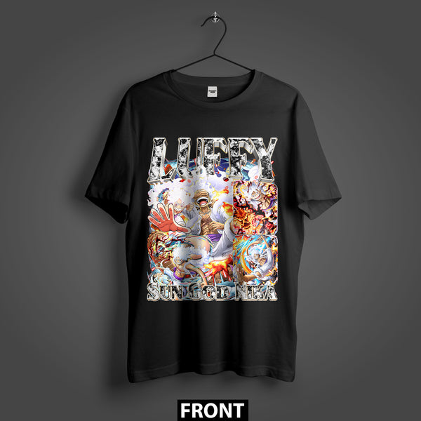 One Piece Sun God Nika Luffy Gear 5 Premium Oversized T-Shirt (Unisex)