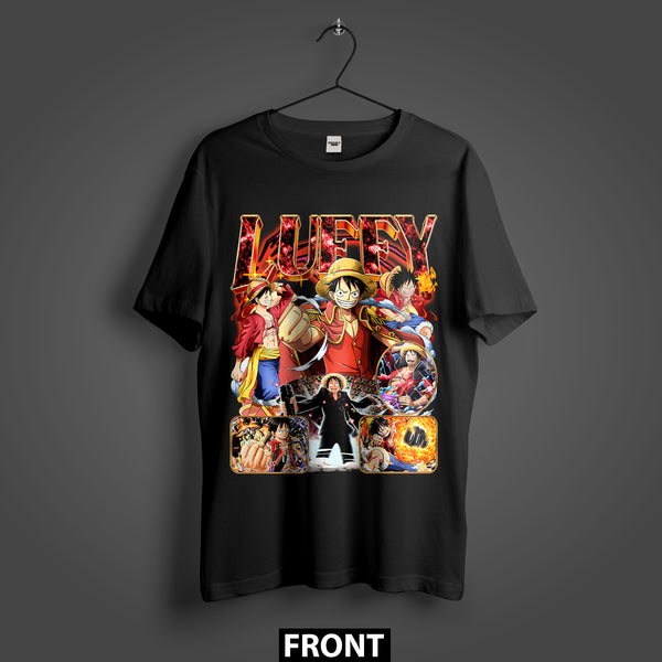 One Piece Luffy Over Me Evolution Premium Oversized T-Shirt (Unisex)