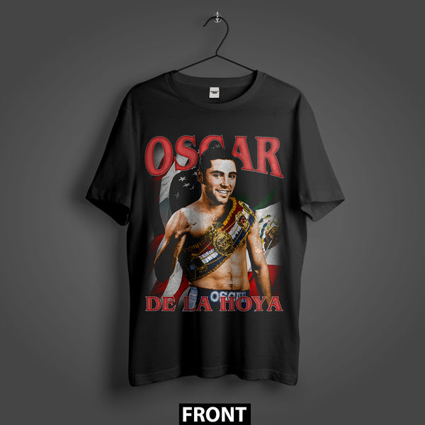 Oscar De La Hoya The Golden Boy Premium Oversized Double-Sided T-Shirt (Unisex)