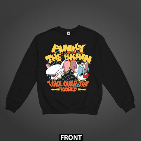 Pinky and The Brain Take Over The World Premium Sweatshirt (Unisex)