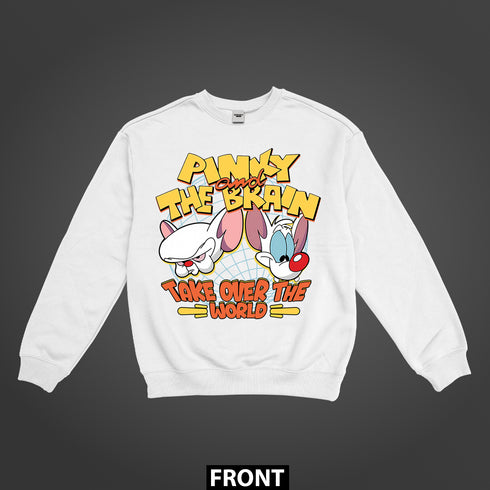 Pinky and The Brain Take Over The World Premium Sweatshirt (Unisex)
