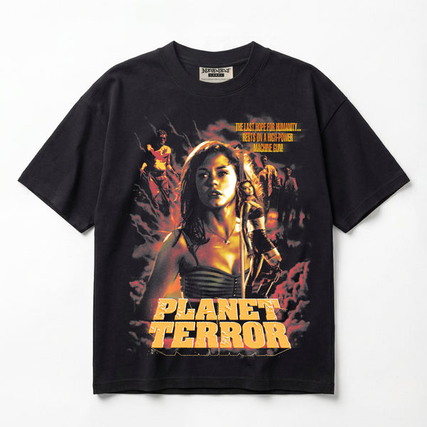Planet Terror Robert Rodriguez Grindhouse Movie Premium Oversized T-Shirt (Unisex)
