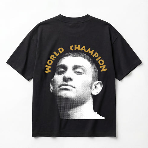 Prince Naseem Hamed Vintage 1990s World Champion Premium Oversized Double-Sided T-Shirt (Unisex)