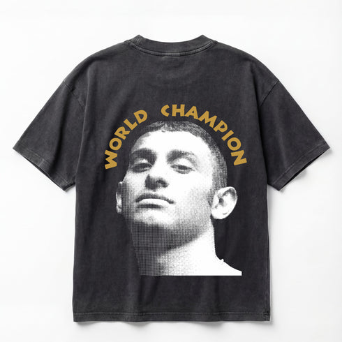 Prince Naseem Hamed Vintage 1990s World Champion Premium Oversized Double-Sided T-Shirt (Unisex)