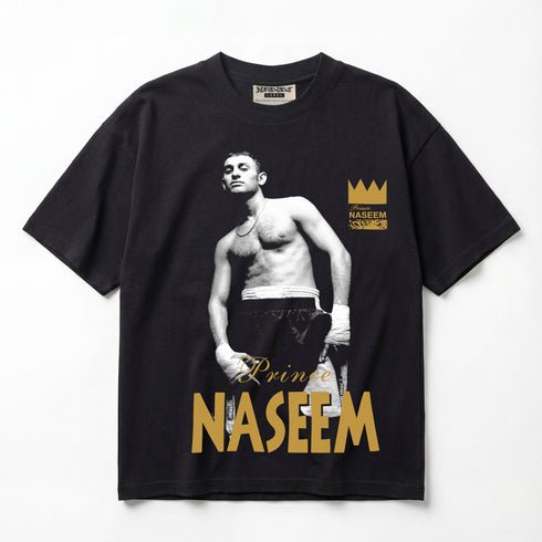 Prince Naseem Hamed Vintage 1990s World Champion Premium Oversized Double-Sided T-Shirt (Unisex)