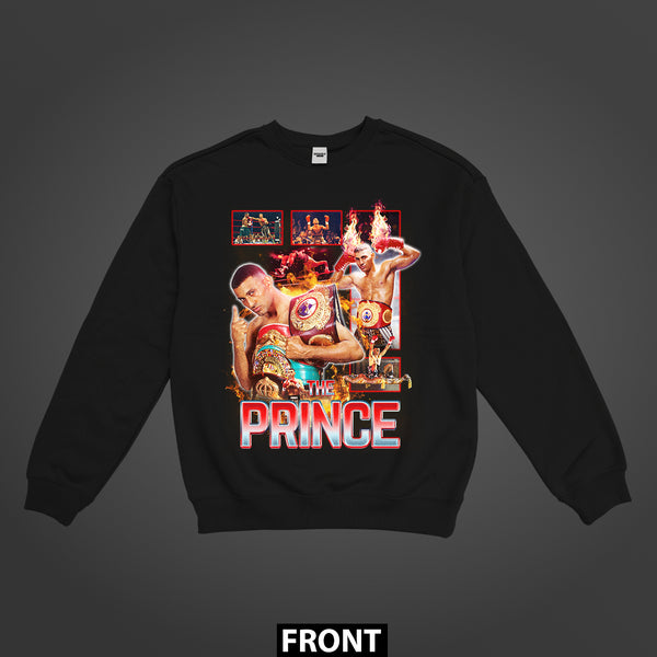 Prince Naseem Hamed The Featherweight King Premium Double-Sided Sweatshirt