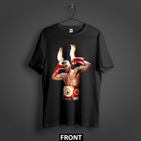 Prince Naseem Fire Fists Vintage Premium Oversized T-Shirt (Unisex)