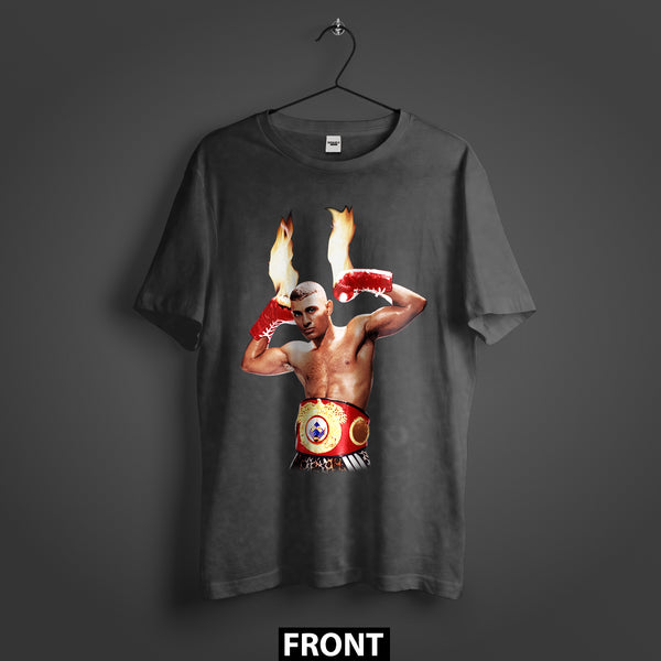 Prince Naseem Fire Fists Vintage Premium Oversized T-Shirt (Unisex)