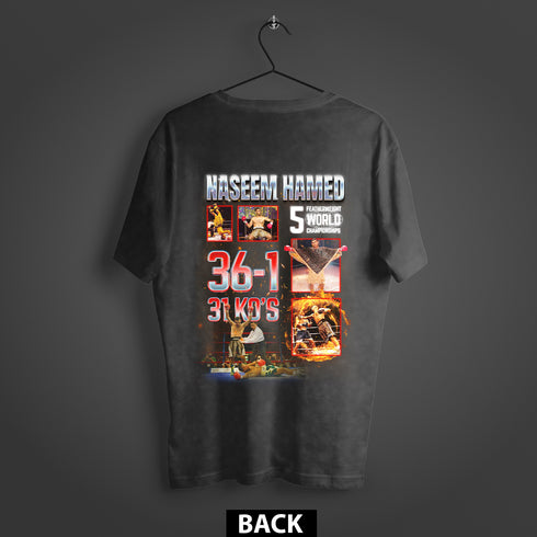 Prince Naseem Hamed The Featherweight King Premium Oversized Double-Sided T-Shirt (Unisex)