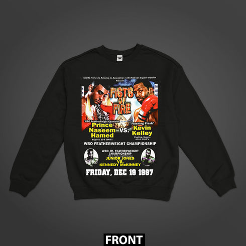 Prince Naseem vs Kevin Kelley 1997 Fists of Fire Premium Sweatshirt (Unisex)