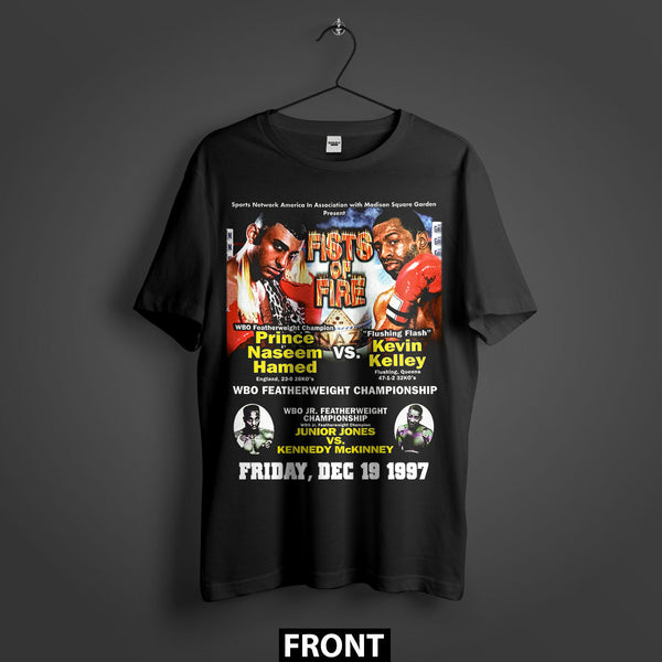 Prince Naseem vs Kevin Kelley 1997 Fists of Fire Premium Oversized T-Shirt (Unisex)