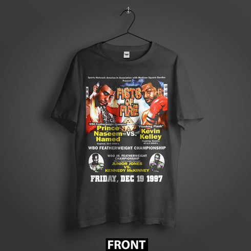 Prince Naseem vs Kevin Kelley 1997 Fists of Fire Premium Oversized T-Shirt (Unisex)
