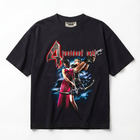Resident Evil 4 Reinvented Survival Premium Oversized Double-Sided T-Shirt