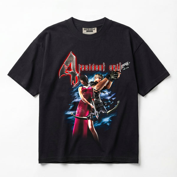 Resident Evil 4 Reinvented Survival Premium Oversized Double-Sided T-Shirt