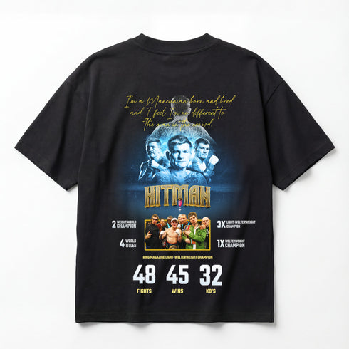 Ricky Hatton The Hitman Hatton Legacy Premium Oversized Double-Sided T-Shirt (Unisex)
