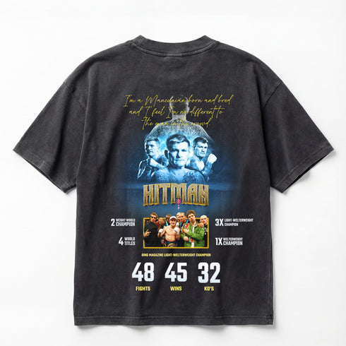 Ricky Hatton The Hitman Hatton Legacy Premium Oversized Double-Sided T-Shirt (Unisex)