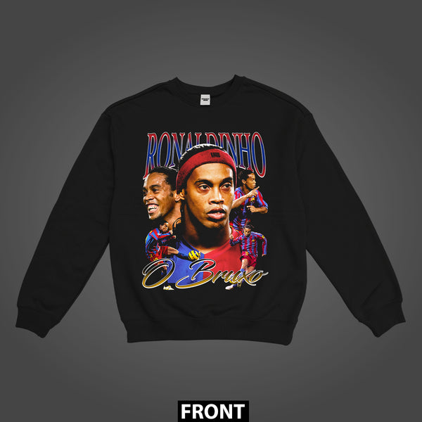 Ronaldinho O Bruxo Barcelona Premium Sweatshirt (Unisex)