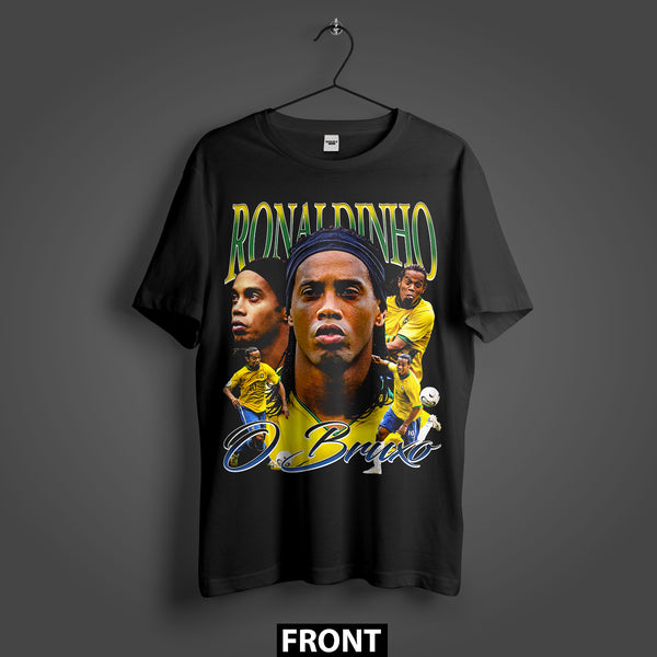 Ronaldinho O Bruxo Brazil Premium Oversized T-Shirt (Unisex)