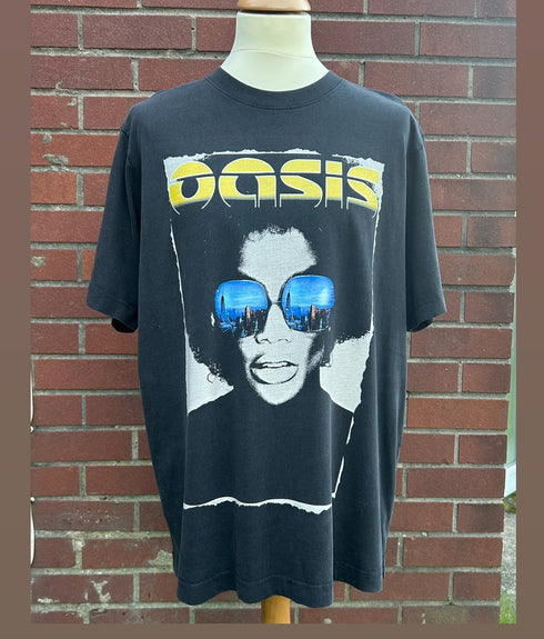 Oasis Finsbury Park 2002 Heathen Chemistry Tour Vintage Premium Oversized Double-Sided T-Shirt (Unisex)