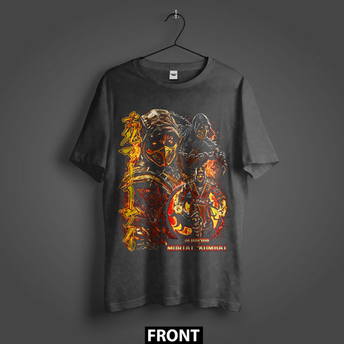 Scorpion Mortal Kombat Fire & Fury Premium Oversized T-Shirt (Unisex)