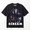 Slash & Scream Horror Premium Oversized Double-Sided T-Shirt (Unisex)