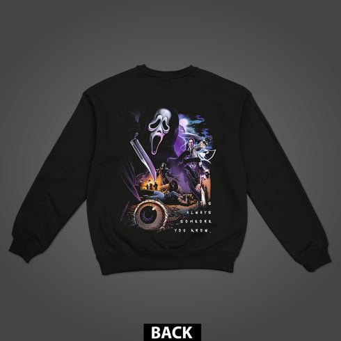 Slash & Scream Horror Double-Sided Premium Sweatshirt (Unisex)