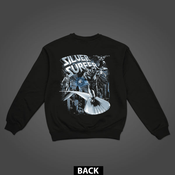 Silver Surfer Cosmic Sentinel Premium Double-Sided Sweatshirt (Unisex)