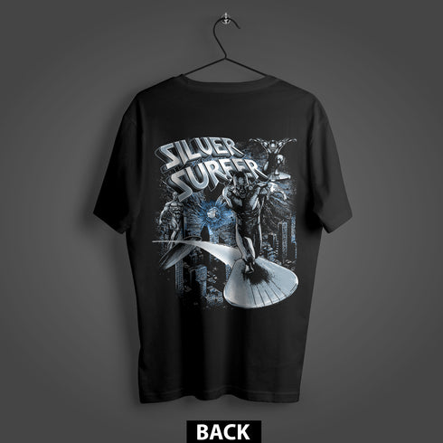 Silver Surfer Cosmic Sentinel Premium Oversized T-Shirt (Unisex)