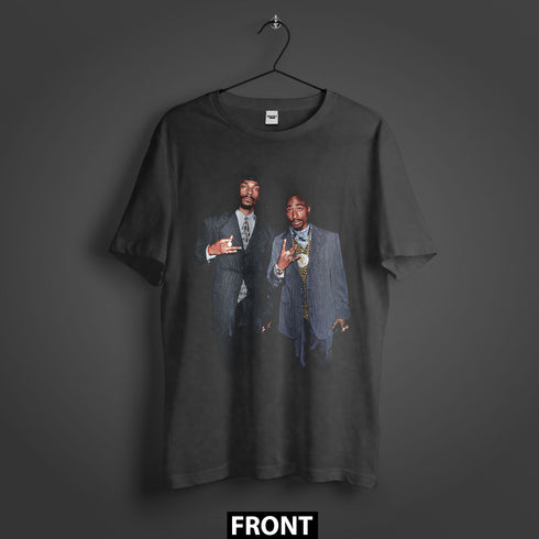 Snoop Dogg & Tupac Shakur MTV VMA Award Night 1996 Premium Oversized T-Shirt (Unisex)