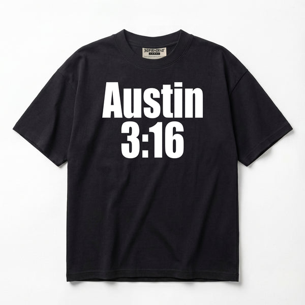 Stone Cold Austin 3:16 Vintage Premium Oversized Double-Sided T-Shirt (Unisex)