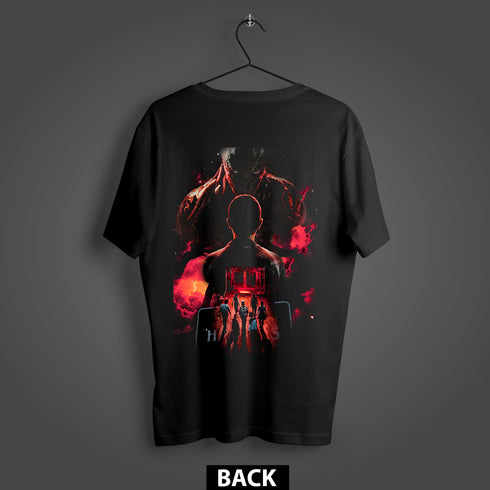 Stranger Things Dark Realms Premium Oversized Double-Sided T-Shirt (Unisex)