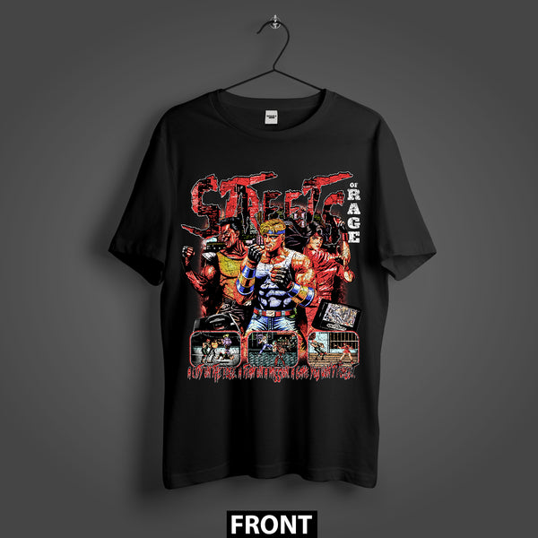 Streets of Rage T-Shirt 90s Sega Genesis Arcade Fighter Retro Premium Oversized T-Shirt (Unisex)
