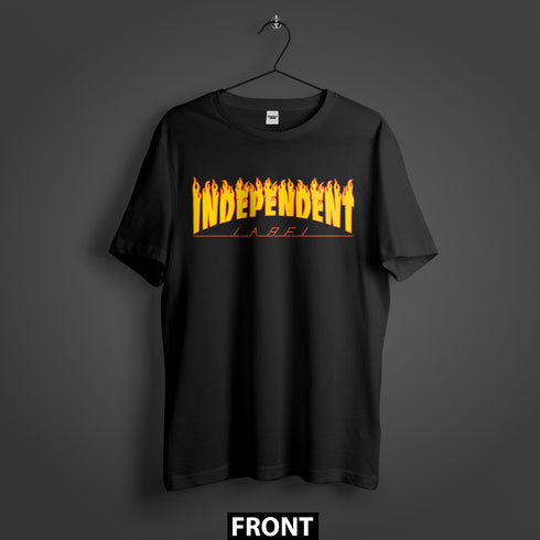 Independent Label Thrasher Flame Logo T-Shirt (Unisex)