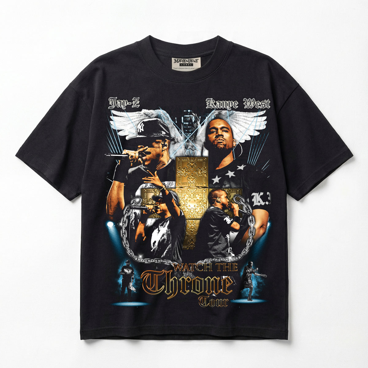 Jay-Z & Kanye West Watch The Throne Tour T-Shirt | Independent Label