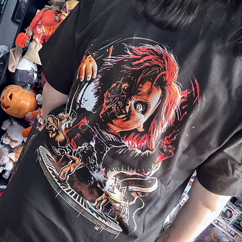 Chucky Child's Play Premium Oversized Double-Sided T-Shirt (Unisex)