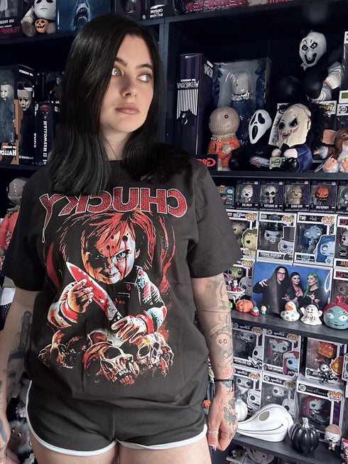Chucky Child's Play Premium Oversized Double-Sided T-Shirt (Unisex)