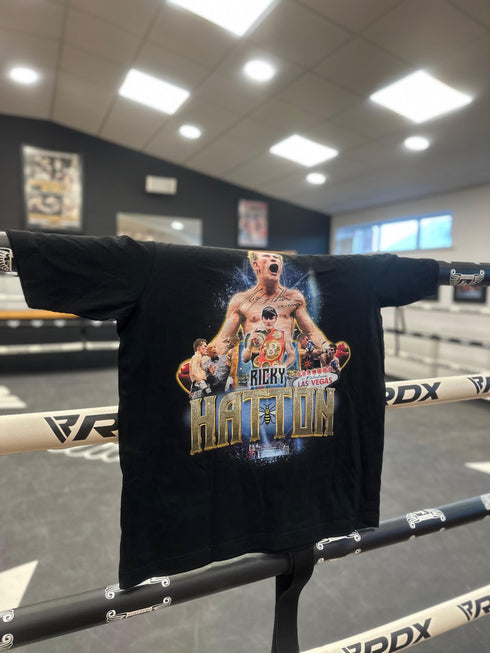 Ricky Hatton The Hitman Hatton Legacy Premium Oversized Double-Sided T-Shirt (Unisex)
