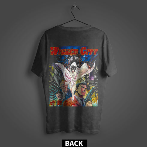 Wicked City Premium Oversized Double-Sided T-Shirt (Unisex)